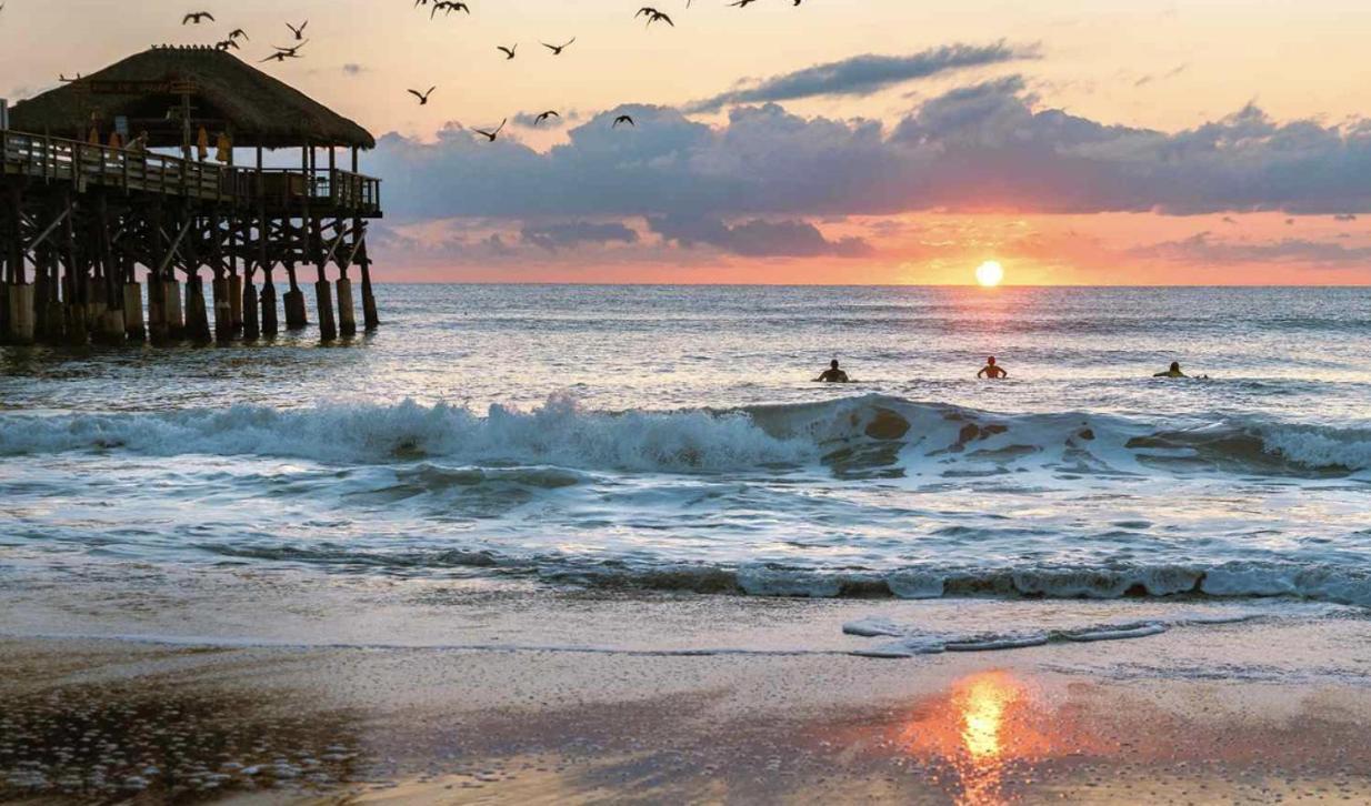 Beach Bungalow By The Sea 1 ココアビーチ エクステリア 写真